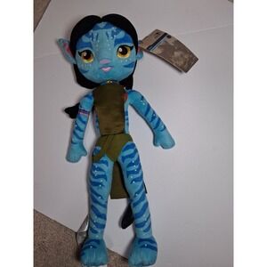 Avatar Na'vi Plush Doll Toy Character Blue Tribal Pattern Collectible